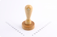 Siegelstempel mit Markierer 50 mm Durchmesser